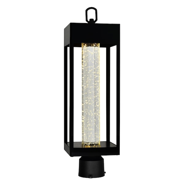 Cwi Lighting Rochester LED Integrated Black Outdoor Lantern Head 1696PT5-1-101 - main